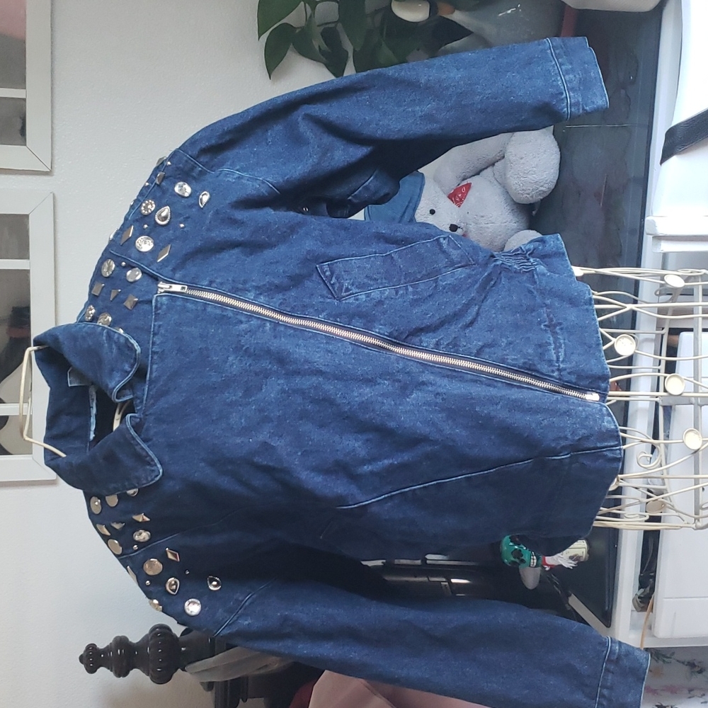 Bedazzled Jean Jacket